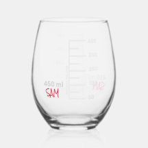 Science Lab Beaker Personalised Glass Chemistry