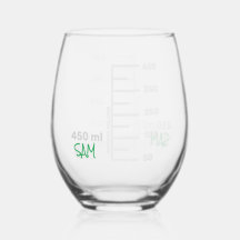 Science Lab Beaker Personalised Glass Chemistry