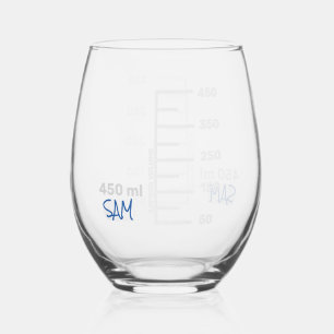 Science Lab Beaker Personalised Glass Chemistry