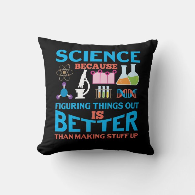 Science Lab laboratory technician Scientist Cushion (Front)