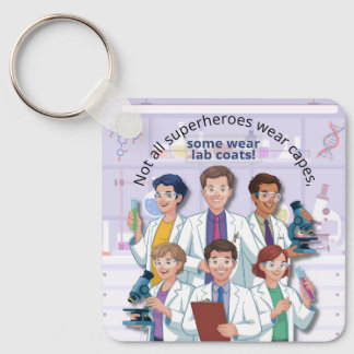 Science Lab Researchers Appreciation Key Ring