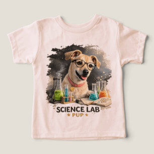 Science Lab Superstar Cute Dog with Glasses