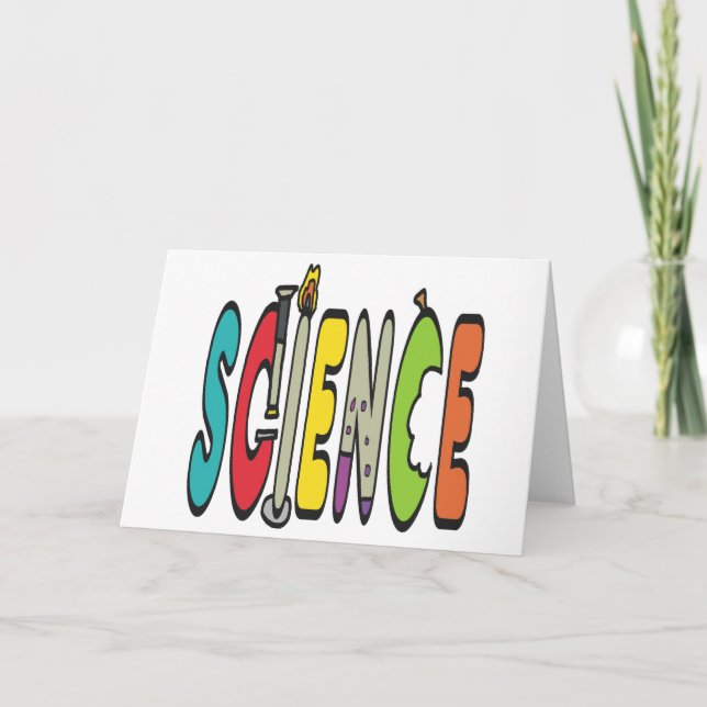 Science Laboratory Apparatus Doodle Card (Front)