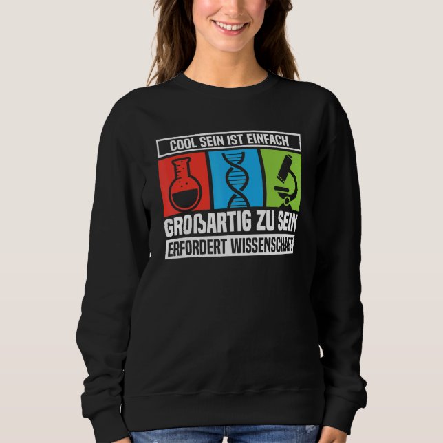 Science Laboratory Chemistry Pharmaceutical Lab Co Sweatshirt (Front)