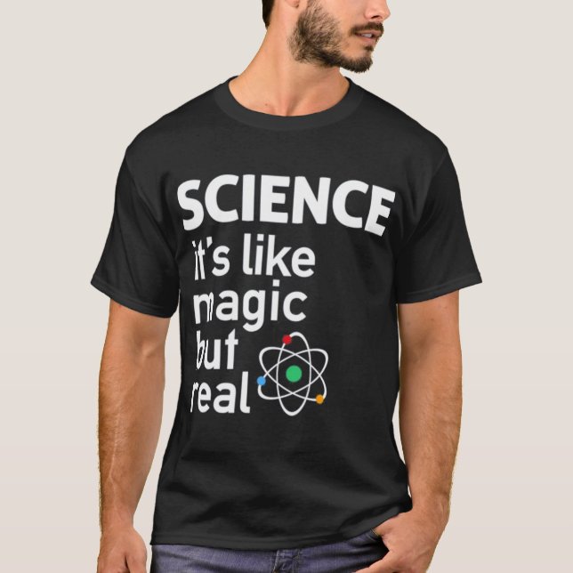 Science like magic but real friends boy T-Shirt (Front)