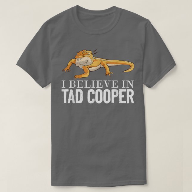 Science Lizard Tad Cooper Fan  T-Shirt (Design Front)