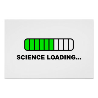 Science Loading Bar Poster