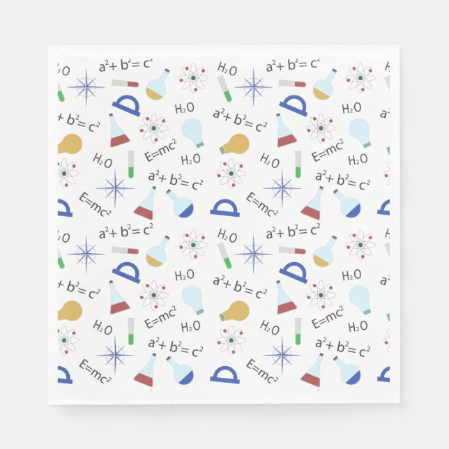 Science lover napkin (Front)