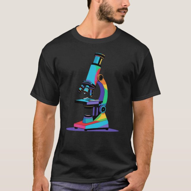 Science Lover’s Microscope T-Shirt (Front)