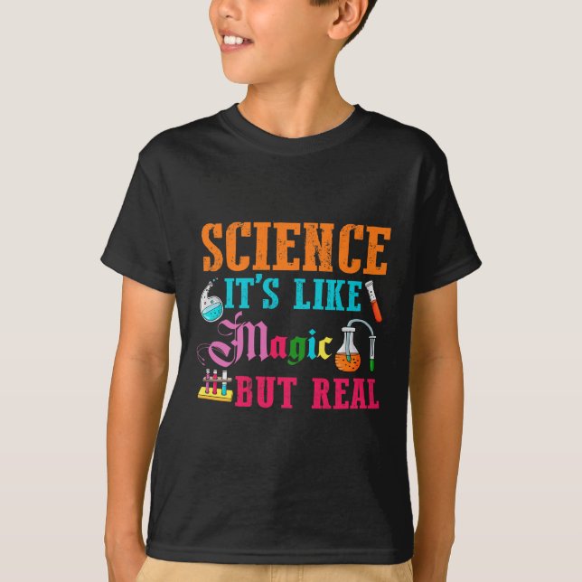 Science Magic Future Scientist Chemistry Student T-Shirt (Front)