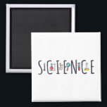 Science Magnet<br><div class="desc">Awesome Science Design. A perfect match for every scientist,  science student,  science teacher and science lover. Great Gift idea for men,  women,  teens and kids.</div>