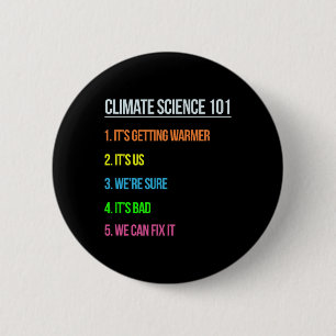 Science March Earth Day Climate Change Scientists 6 Cm Round Badge