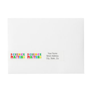 Science Matters Wraparound Address Label