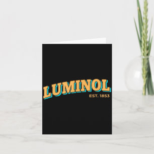Science Mom Luminol Est. 1853 Vintage Chemistry Mo Card