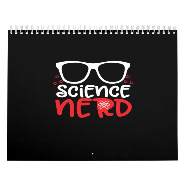 science nerd calendar (Cover)