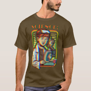 Science Nerd Chemistry Geek Laboratory Vintage Ret T-Shirt
