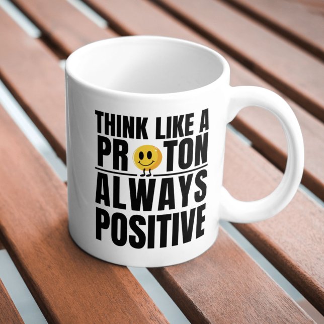 Science nerd positive proton Chemistry teacher Coffee Mug (Creator Uploaded)