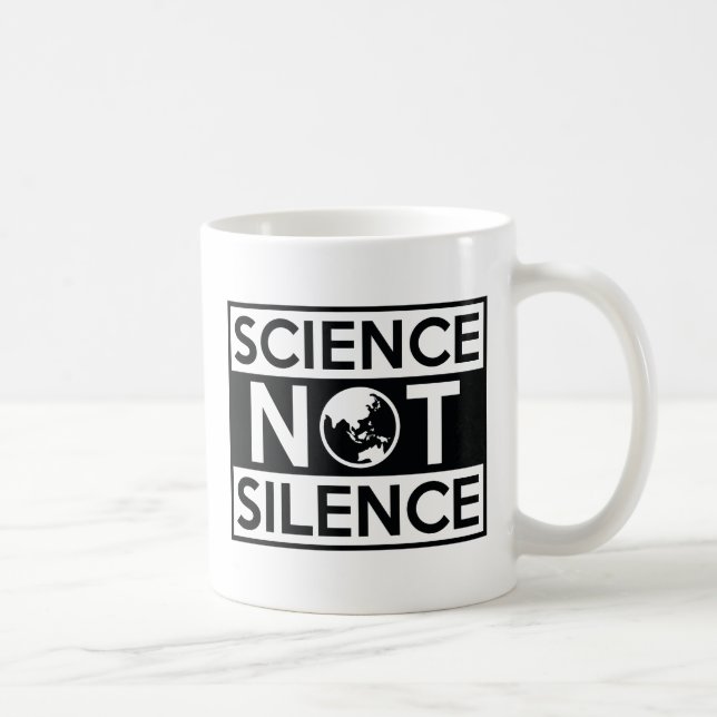 Science Not Silence Coffee Mug (Right)