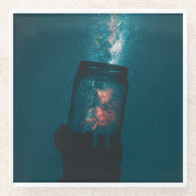 Science of Cosmos in a Jar Coaster (Front)