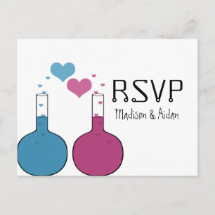 Science of Love RSVP Postcard
