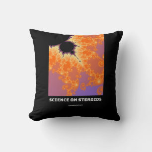 Science on steroids Mandelbrot fractal - science Cushion