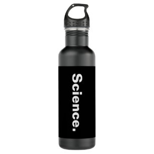 Science one word minimalism design 710 ml water bottle