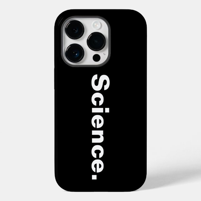 Science one word minimalism design  Case-Mate iPhone case (Back)
