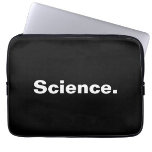Science one word minimalism design  laptop sleeve