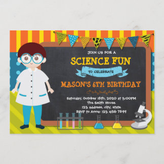 Science Party Invitation