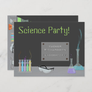 Science Party Invitation