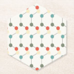 Science Party Mad Scientist Party Birthday Paper Coaster<br><div class="desc">Scientist Party Coasters</div>