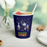 Science Party Paper Cups<br><div class="desc">Welcome your little scientists to a fantastic science-themed kids' birthday party with our Chemistry Set Paper Cups! This captivating cup features a chemistry set design with neon-coloured accents, setting the perfect tone for your science celebration. Hang it at the entrance to greet your guests and excite them for a day...</div>