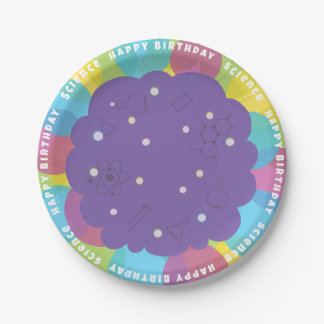 Science Party Plate - Kids Birthday Party