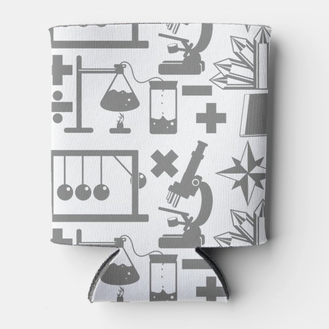 Science Pattern Can Cooler (Front)