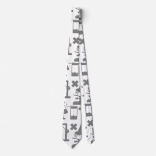 Science Pattern Tie