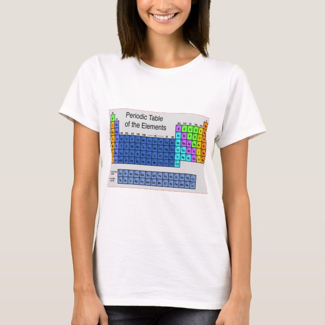 Science Periodic Table of Elements Gifts T-Shirt (Front)