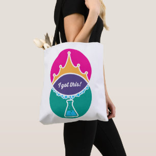 Science Princess (Bold) White Tote Bag