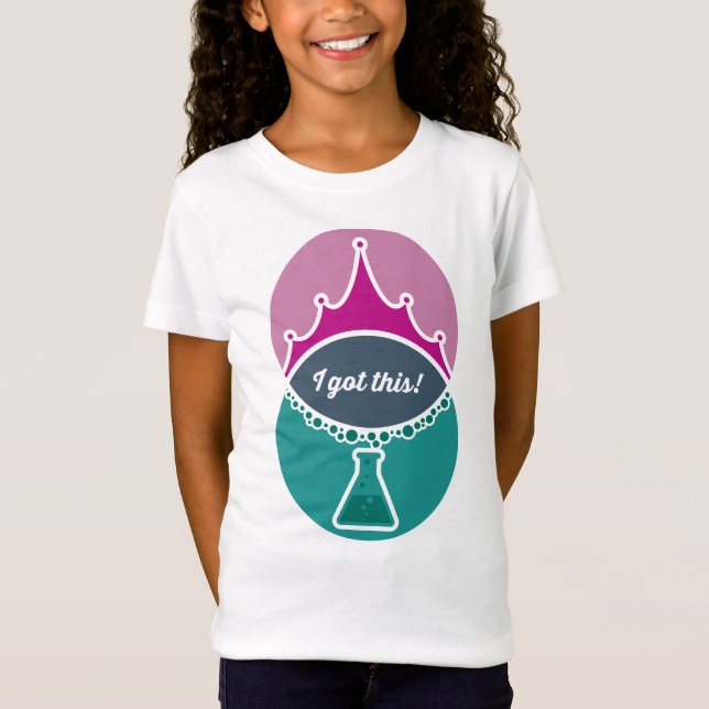 Science Princess (Muted) Girls Shirt (Front)