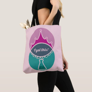 Science Princess (Muted) Pink Tote Bag