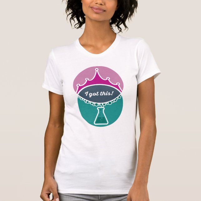 Science Princess (Muted) Womens Shirt (Front)