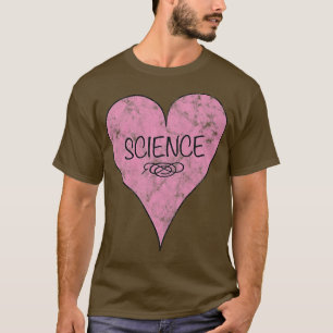 Science Retro Vintage Heart Premium  T-Shirt