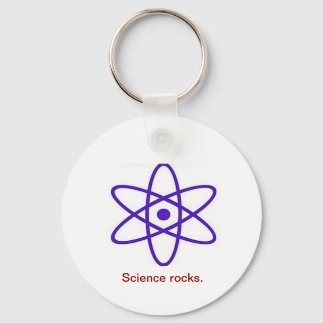 Science rocks keychain (Front)