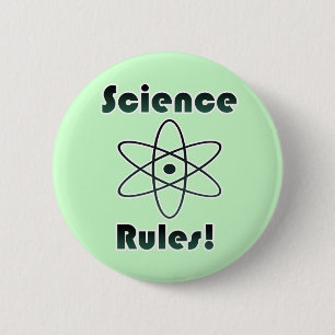 Science Rules 6 Cm Round Badge