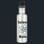 Science Rules 710 Ml Water Bottle<br><div class="desc">Science Rules! Celebrating Science: A Cool, Retro Perspective Science rules. It’s not just a mantra for classrooms—it’s a celebration of curiosity, discovery, and the endless possibilities that fuel our world. Teachers, those unsung heroes of education, have long inspired generations to embrace the sciences with enthusiasm and wonder. From biology to...</div>
