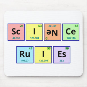 Science Rules Mouse Pad