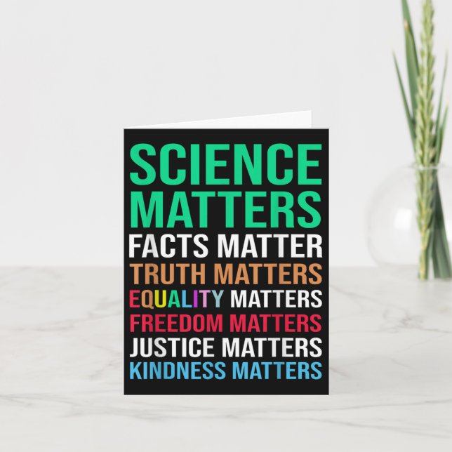 Science S Facts Truth S Equality S  Card (Front)