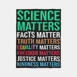 Science S Facts Truth S Equality S Fleece Blanket