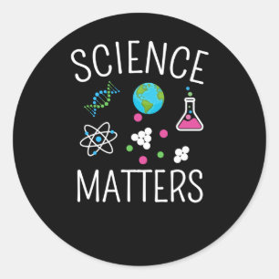Science S - Funny Science Pun Sticker1  Classic Round Sticker