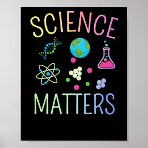 Science S - Funny Science Pun Sticker  Poster