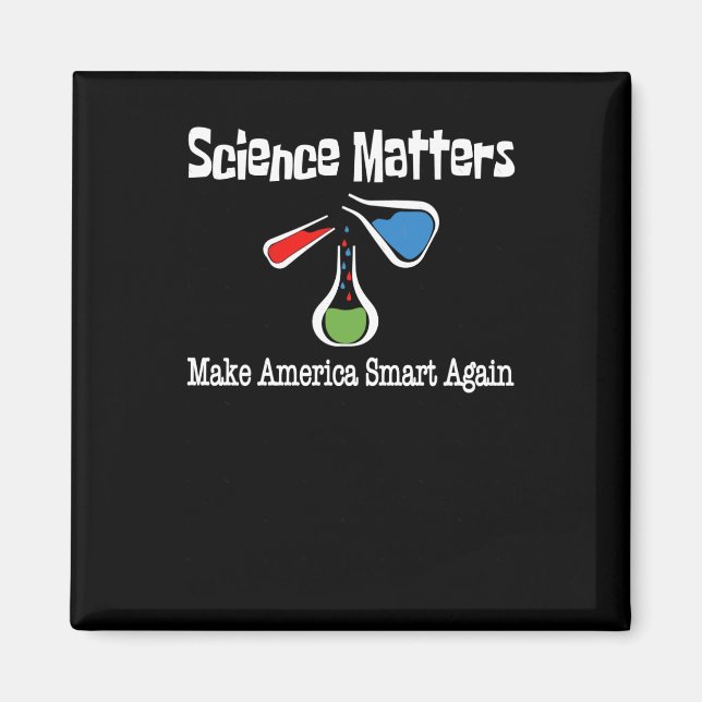 Science S – Make America Smart Again Gift With Magnet (Front)